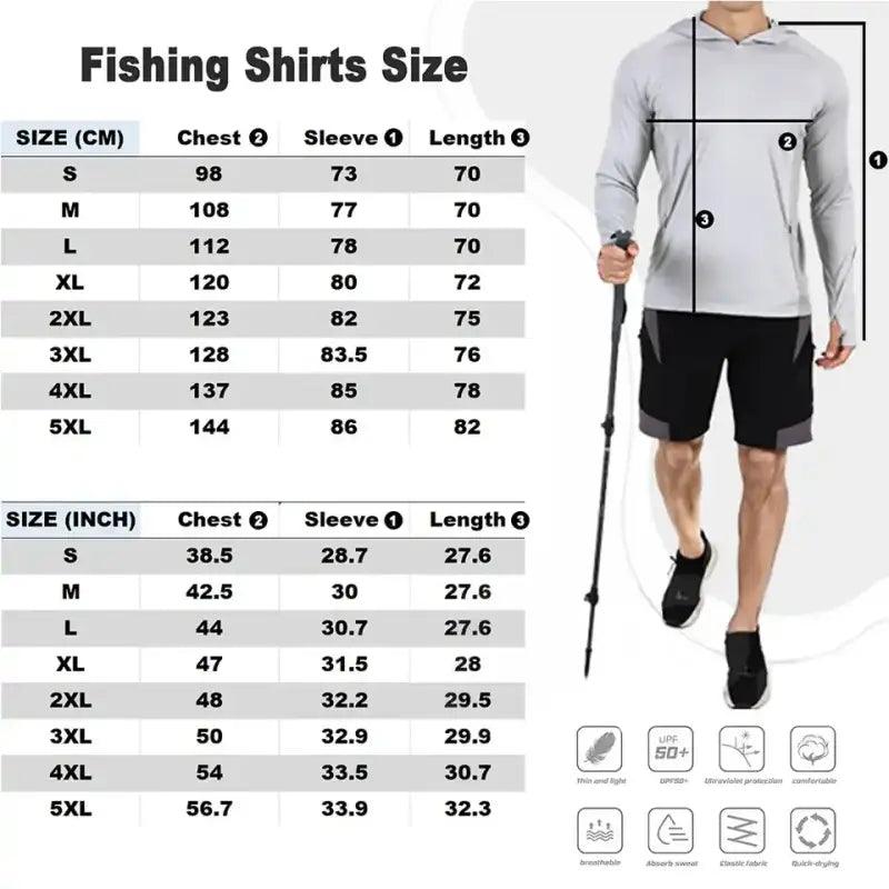 TakeFunGOGOGO Outdoor Long Sleeve Shirt 50+ UPF TFgogogo 