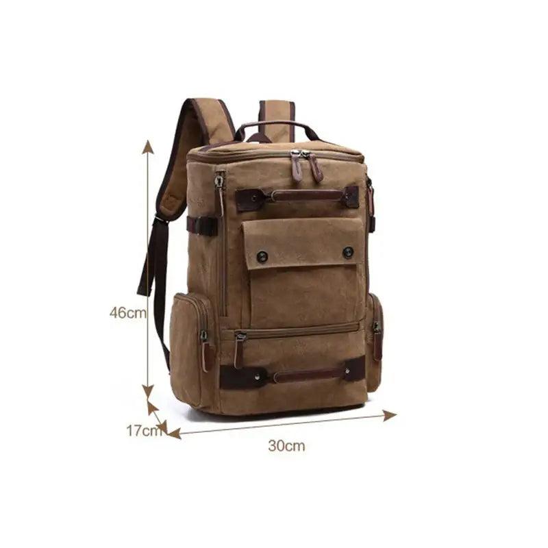 TakeFunGOGOGO Versatile Canvas Backpack TFgogogo backpack backpack brands backpack cooler backpack exchange backpack for men backpack for women backpack wallet backpacking clear backpack hiking backpack jansport backpack travel backpack