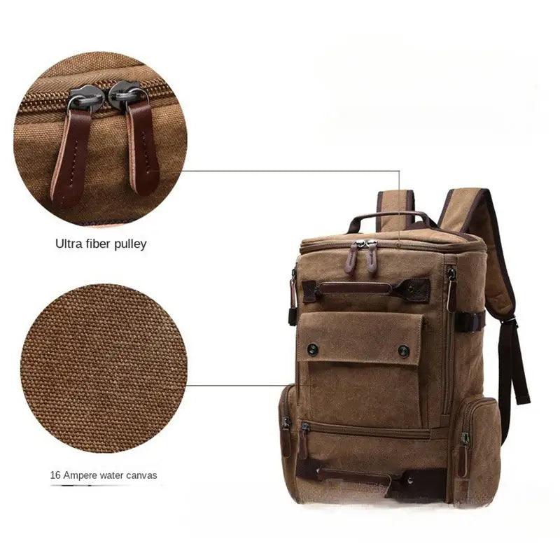 TakeFunGOGOGO Versatile Canvas Backpack TFgogogo backpack backpack brands backpack cooler backpack exchange backpack for men backpack for women backpack wallet backpacking clear backpack hiking backpack jansport backpack travel backpack