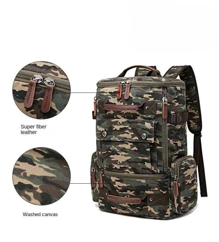 TakeFunGOGOGO Versatile Canvas Backpack TFgogogo backpack backpack brands backpack cooler backpack exchange backpack for men backpack for women backpack wallet backpacking clear backpack hiking backpack jansport backpack travel backpack