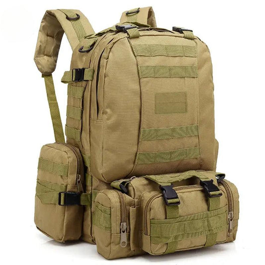 Rugged 55L 4-in-1 Tactical Backpack