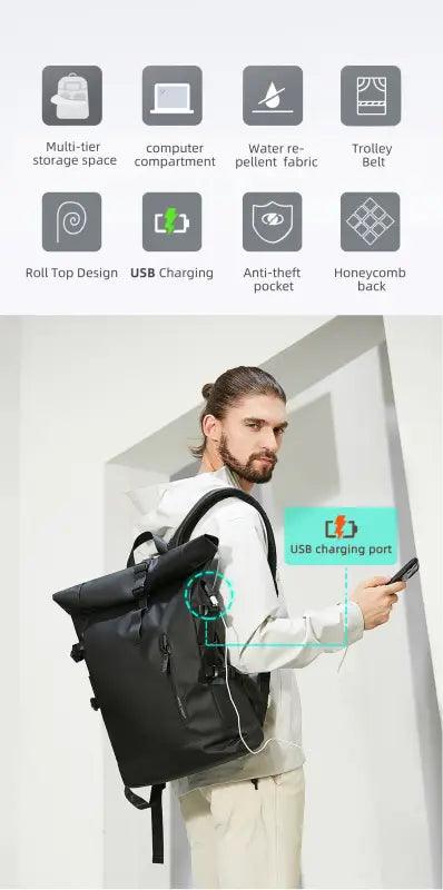 TakeFunGOGOGO Expandable Travel Backpack TFgogogo backpack backpack brands backpack exchange backpack for men backpack for women backpack wallet backpacker backpacking hiking backpack jansport backpack travel backpack