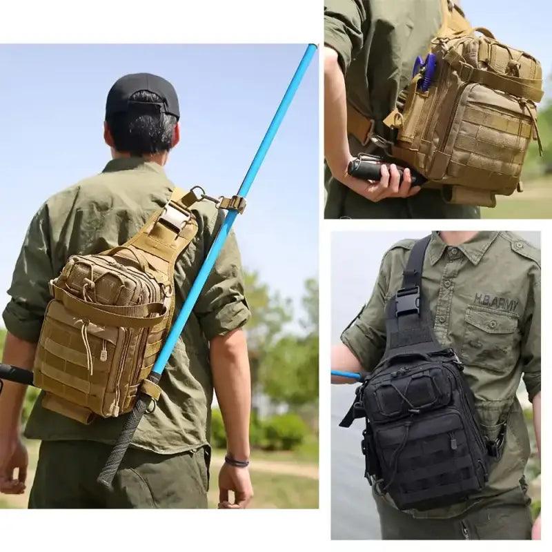 TakeFunGOGOGO Military-Inspired Climbing Chest Bag TFgogogo backpack backpack brands backpack for men backpack for women backpack wallet backpacker backpacking hiking backpack jansport backpack travel backpack