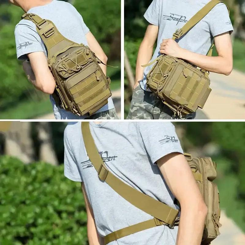 TakeFunGOGOGO Military-Inspired Climbing Chest Bag TFgogogo backpack backpack brands backpack for men backpack for women backpack wallet backpacker backpacking hiking backpack jansport backpack travel backpack