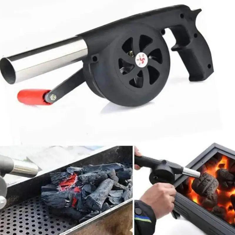 TakeFunGOGOGO Hand-cranked Air Blower for BBQs TFgogogo 