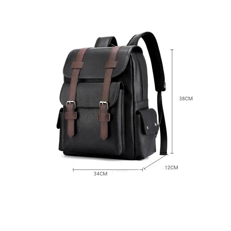 TakeFunGOGOGO Premium PU Leather Men’s Backpack TFgogogo backpack backpack brands backpack cooler backpack exchange backpack for men backpack for school backpack for women backpack wallet backpacker backpacking hiking backpack travel backpack