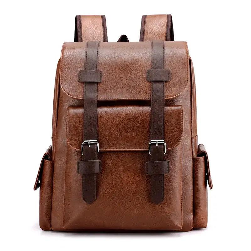 TakeFunGOGOGO Premium PU Leather Men’s Backpack TFgogogo backpack backpack brands backpack cooler backpack exchange backpack for men backpack for school backpack for women backpack wallet backpacker backpacking hiking backpack travel backpack