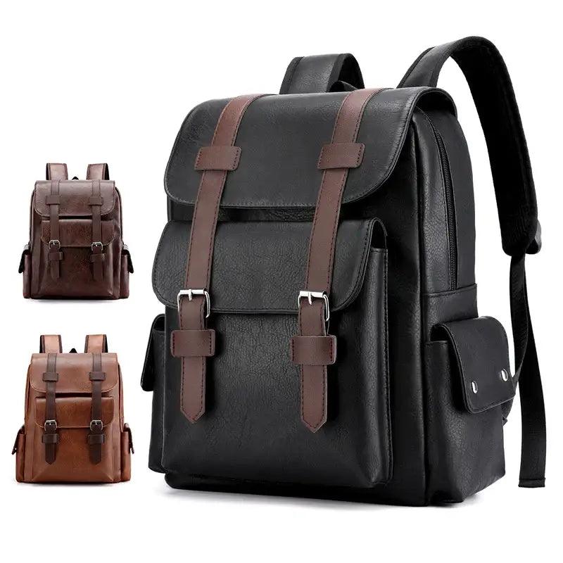 TakeFunGOGOGO Premium PU Leather Men’s Backpack TFgogogo backpack backpack brands backpack cooler backpack exchange backpack for men backpack for school backpack for women backpack wallet backpacker backpacking hiking backpack travel backpack