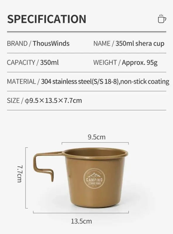 TakeFunGOGOGO Lightweight Camping Mug TakeFunGOGOGO 