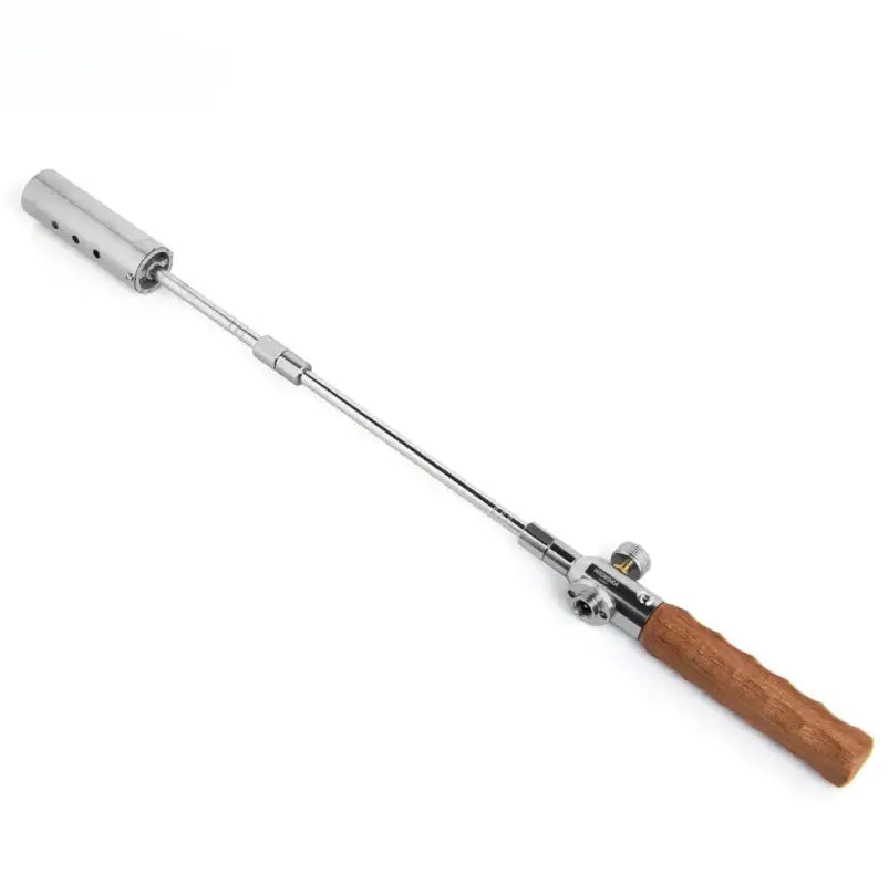 Long Handle Camping Torch - Silver