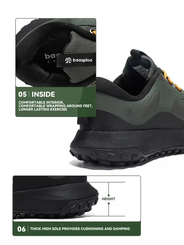 Men’s Anti-Splash Hiking Sneakers - 户外鞋