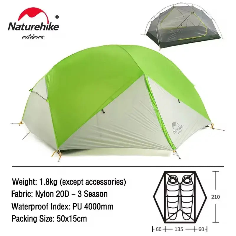 Mongar 2 Camping Tent - gray and green - 帐篷