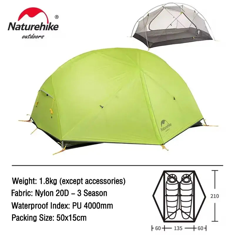 Mongar 2 Camping Tent - Green - 帐篷