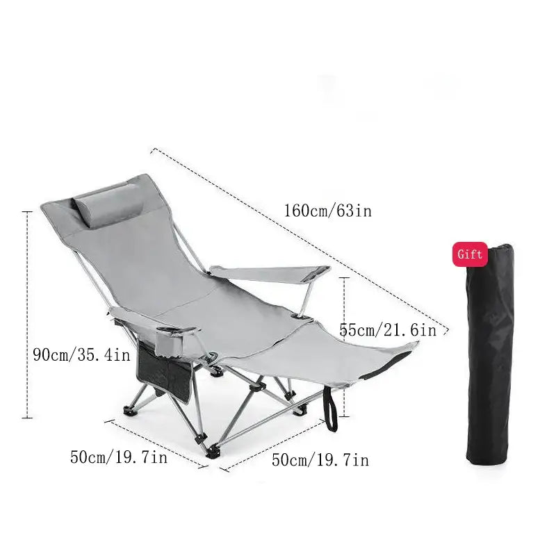 Niceway Foldable Camping Chair - Ash - 折叠椅