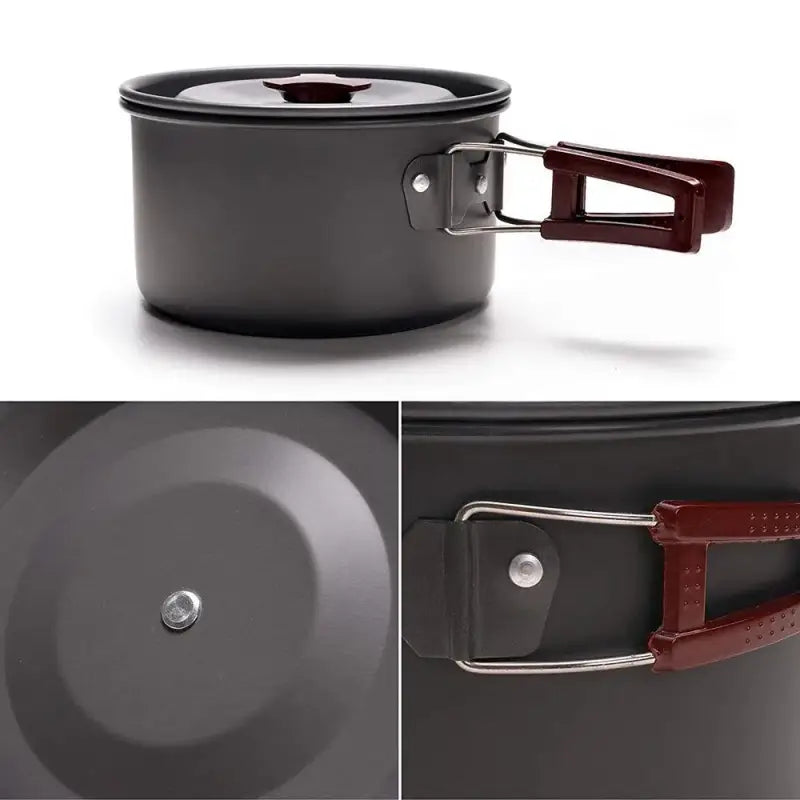 TakeFunGOGOGO Non-Stick Lightweight Camping Cookware Kit TakeFunGOGOGO 