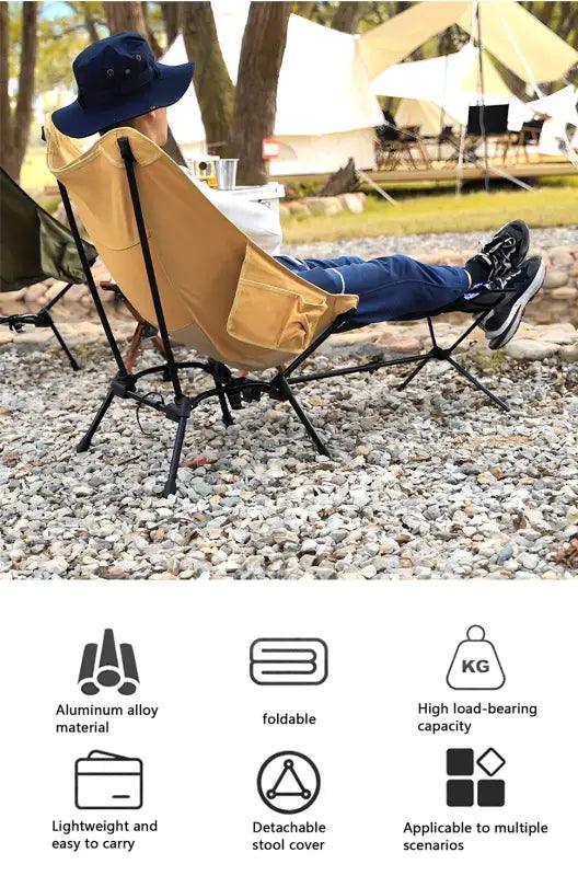 TakeFunGOGOGO Outdoor Portable Folding Chair TakeFunGOGOGO 