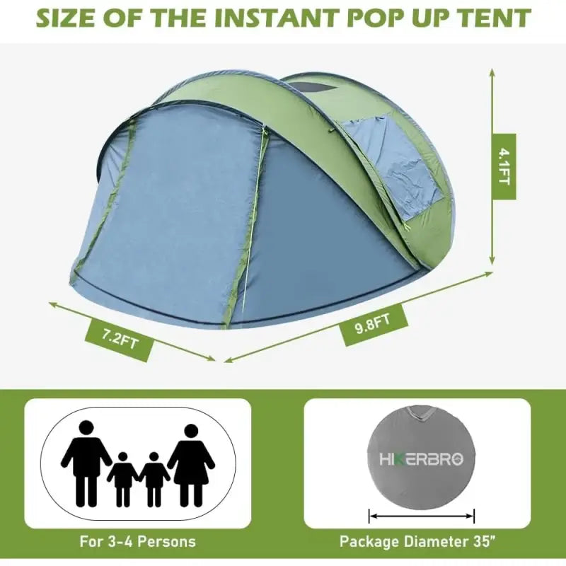 Pop Up Tent - 4 Person - United States - 帐篷