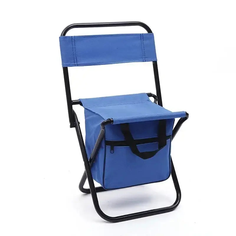 Portable Outdoor Folding Chair - Blue - 折叠椅