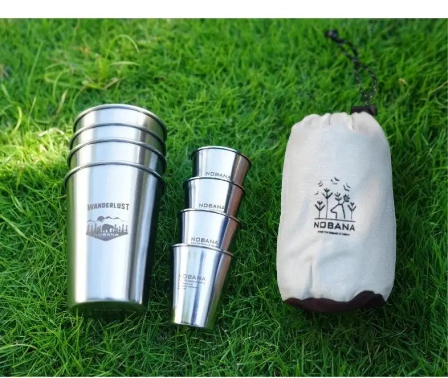 TakeFunGOGOGO Portable Stainless Steel Cup Set TakeFunGOGOGO 