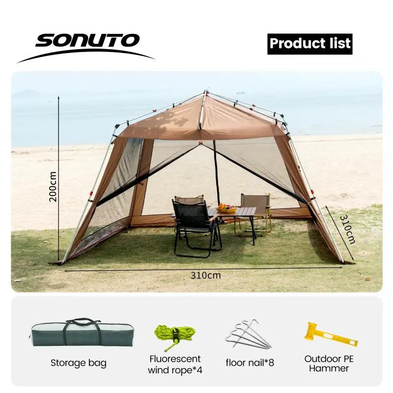 TakeFunGOGOGO Outdoor Canopy Tent TakeFunGOGOGO beach tent beach tent sun shelter canopy tent pop up tent tent tent card tentative tenth tents for camping tents for parties