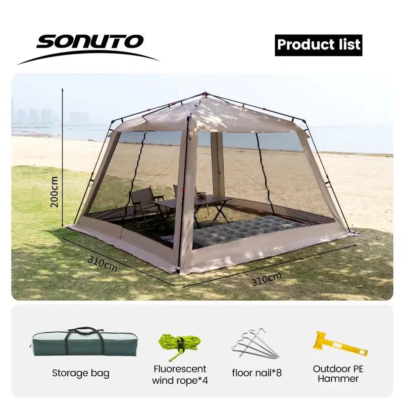 TakeFunGOGOGO Outdoor Canopy Tent TakeFunGOGOGO beach tent beach tent sun shelter canopy tent pop up tent tent tent card tentative tenth tents for camping tents for parties