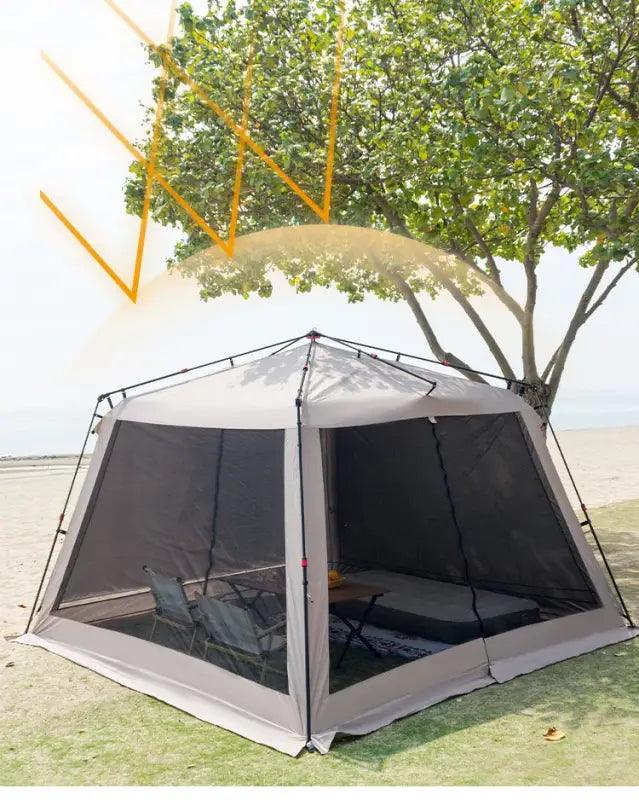 TakeFunGOGOGO Outdoor Canopy Tent TakeFunGOGOGO beach tent beach tent sun shelter canopy tent pop up tent tent tent card tentative tenth tents for camping tents for parties