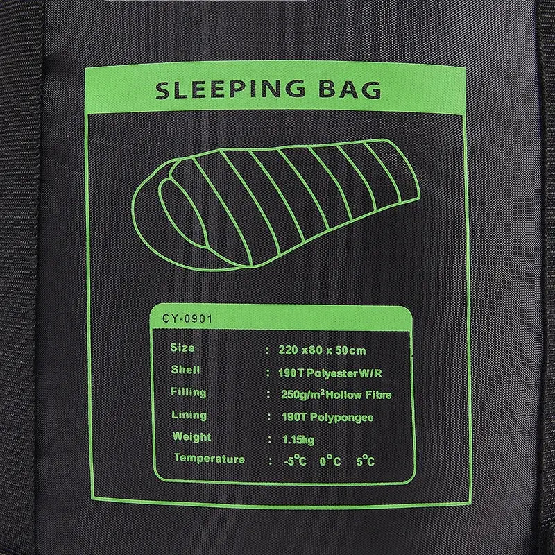 Spring Summer Four-Hole Cotton Mummy Sleeping Bag - 睡袋