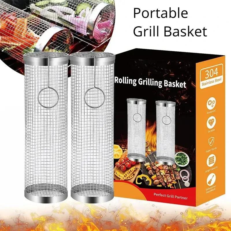 TakeFunGOGOGO Premium Stainless Steel Grill Basket TFgogogo 