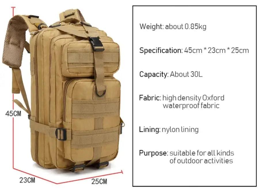 TakeFunGOGOGO Military-Grade 30L Trekking Backpack TFgogogo backpack backpack brands backpack exchange backpack for men backpack for women backpack wallet backpacker backpacking hiking backpack jansport backpack travel backpack