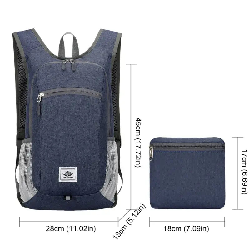 Ultralight 15L Hiking Backpack - Dark Blue - 背包