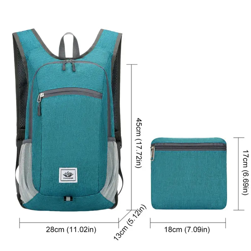 Ultralight 15L Hiking Backpack - Green - 背包