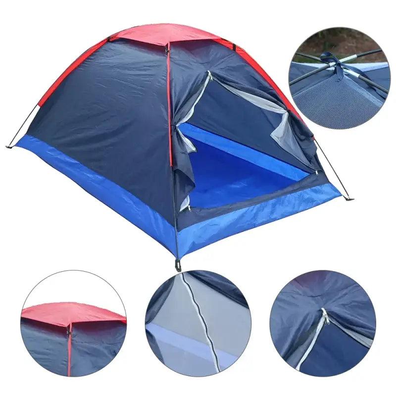 TakeFunGOGOGO Ultralight 2-Person Double-Layer Tent TakeFunGOGOGO beach tent pop up tent tent tent card tent fan tent stakes tentative tentative meaning tentatively