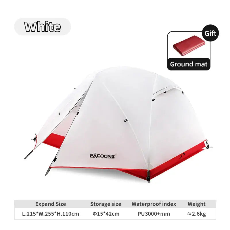 Ultralight Camping Tent - WHITE - 帐篷