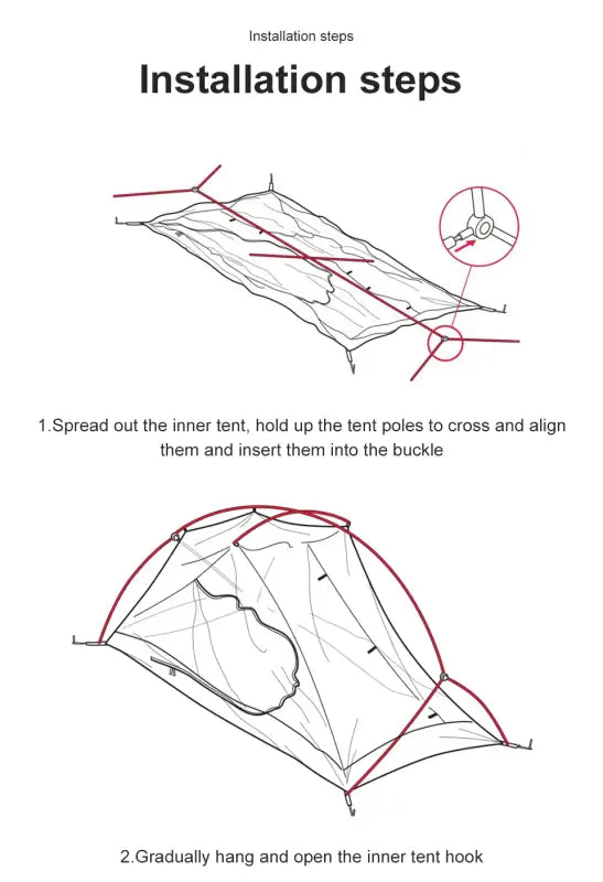 Ultralight Camping Tent - 帐篷