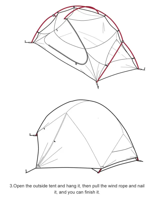 Ultralight Camping Tent - 帐篷