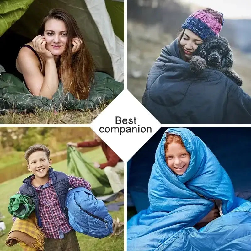 Ultralight Waterproof 4-Season Camping Sleeping Bag - 睡袋