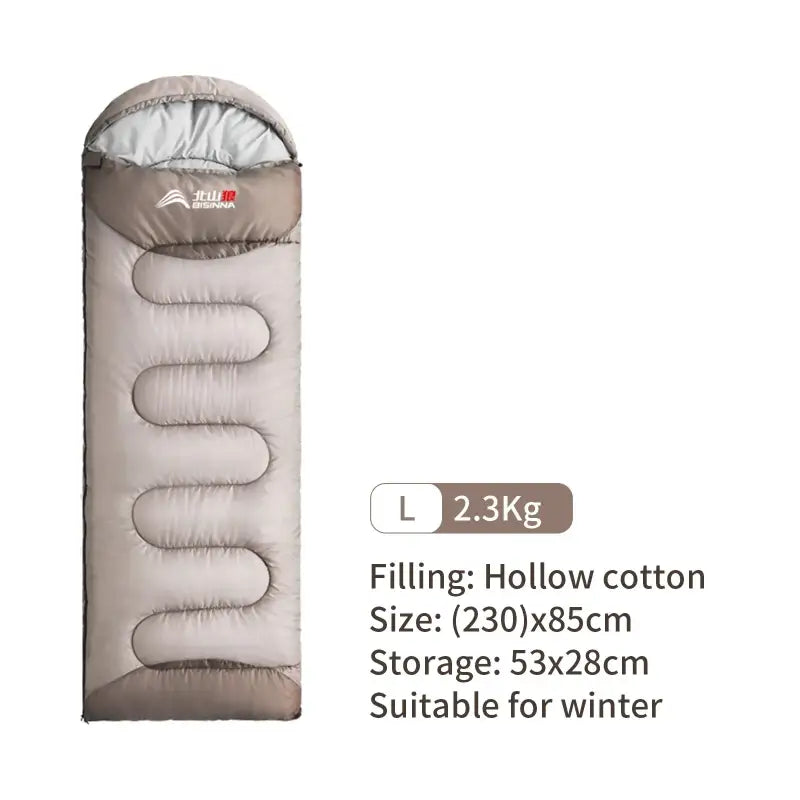 Ultralight Waterproof Winter Warm Envelope Sleeping Bag - 2.3kg LBL - 睡袋