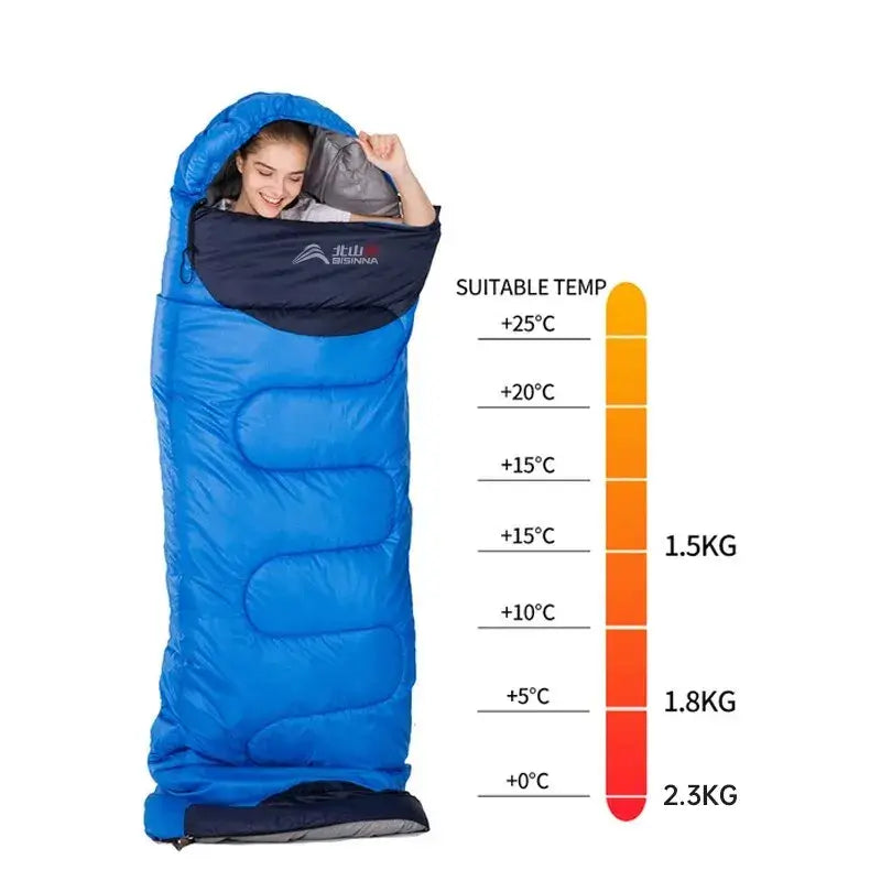 Ultralight Waterproof Winter Warm Envelope Sleeping Bag - 睡袋