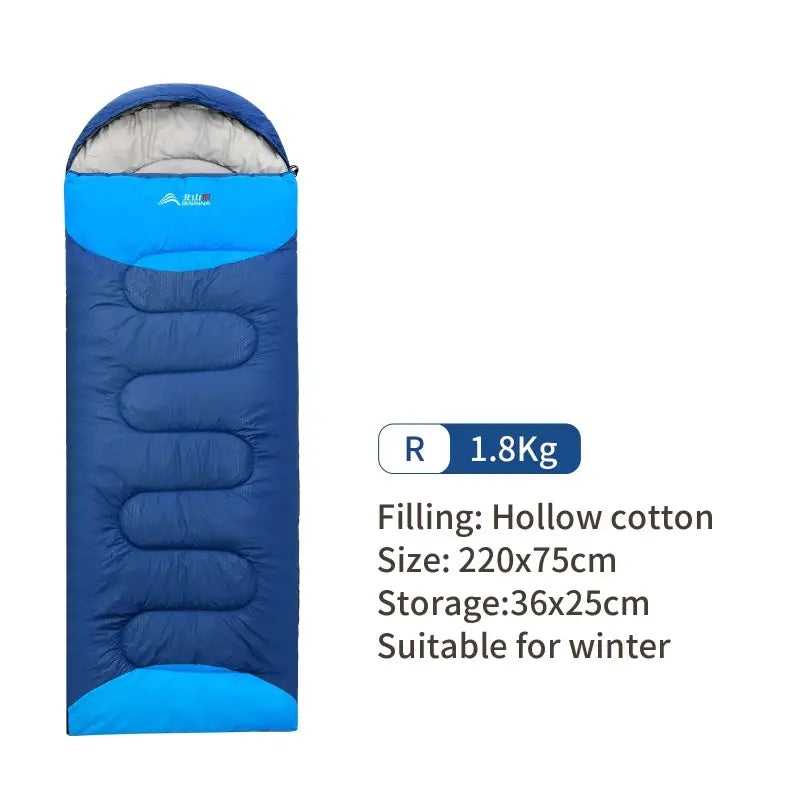 Ultralight Waterproof Winter Warm Envelope Sleeping Bag - Standard 1.8kg NR - 睡袋