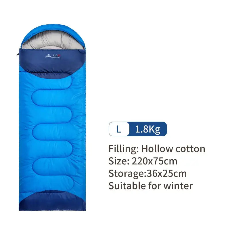 Ultralight Waterproof Winter Warm Envelope Sleeping Bag - Standard 1.8kg BL - 睡袋