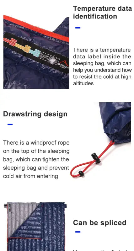 Widesea Ultralight Waterproof Down Sleeping Bag - 睡袋