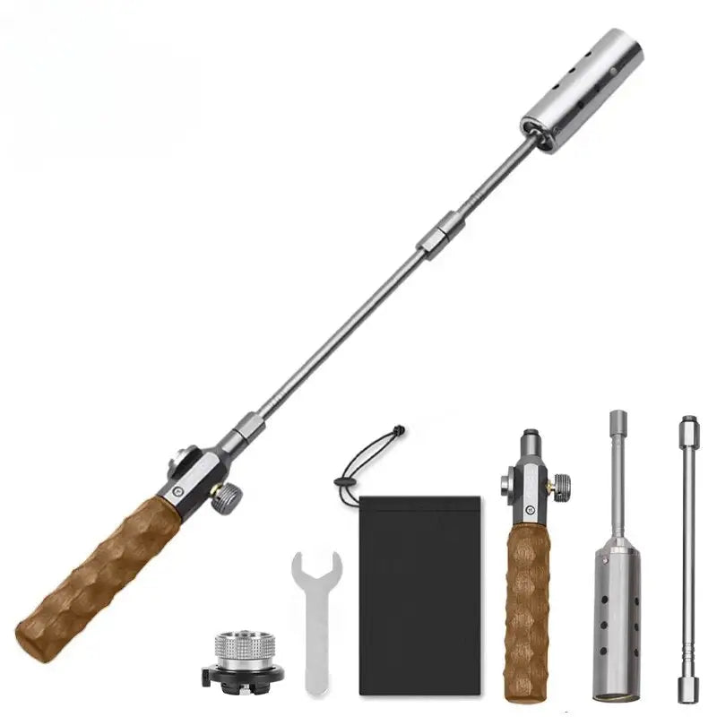 Wood Handle Removable Three-Stage Gas Burner Gun